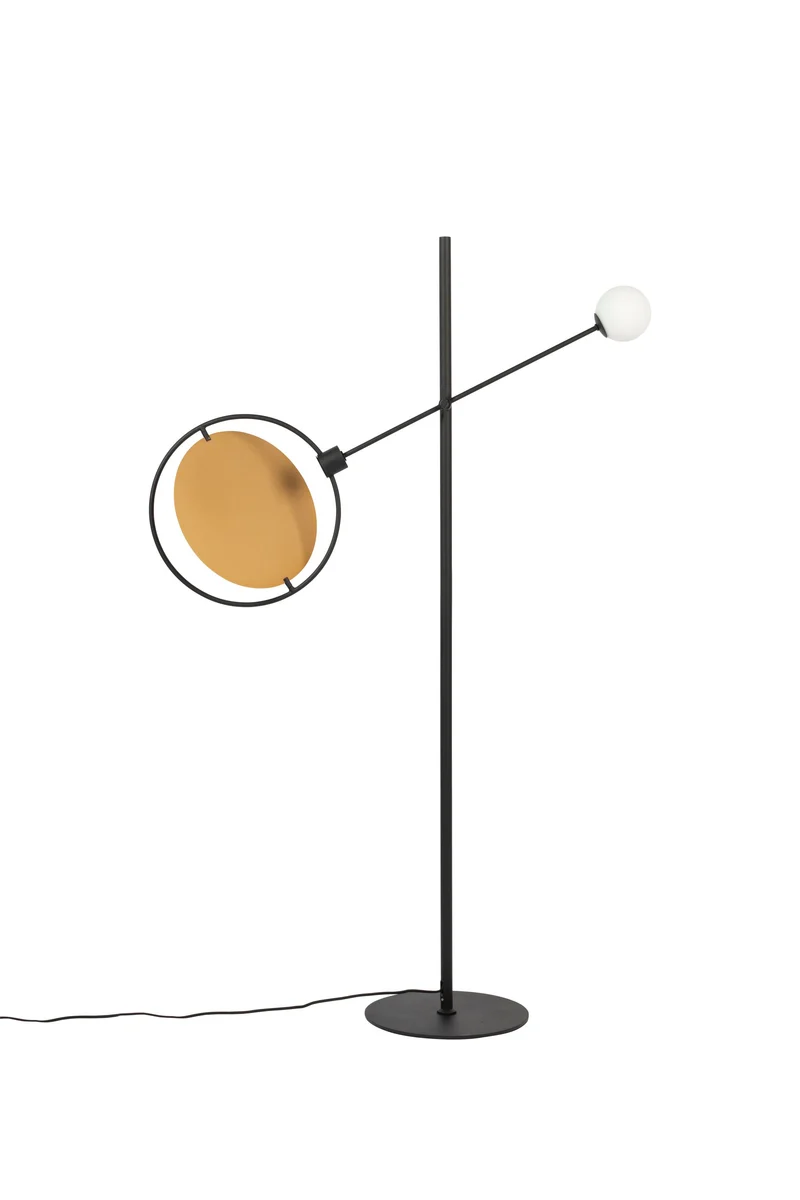 Zuiver Stehleuchte Sirius – Schwarz, Eisen, 30 × 97 × 141 cm
