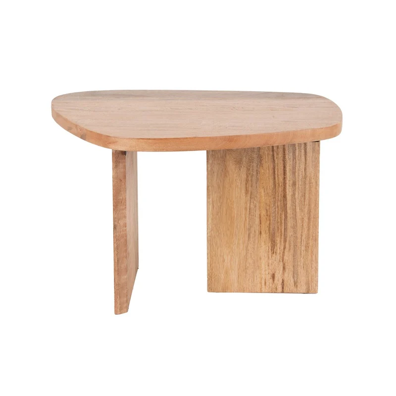 Leitmotiv Couchtisch Organic – Mangoholz Natur, Höhe ca. 38 cm