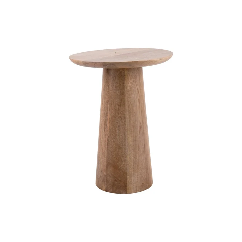 Leitmotiv Beistelltisch Force – Mangoholz Natur, Ø ca. 36 cm, Höhe ca. 45 cm
