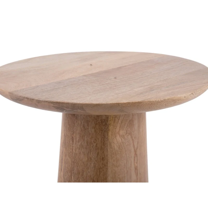 Leitmotiv Beistelltisch Force – Mangoholz Natur, Ø ca. 36 cm, Höhe ca. 45 cm