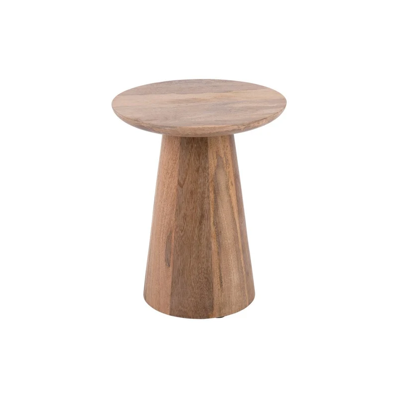 Leitmotiv Beistelltisch Force Small – Mangoholz Natur, Ø ca. 30 cm, Höhe ca. 37 cm