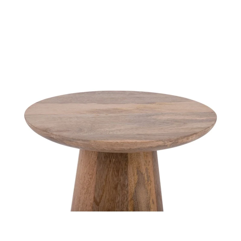 Leitmotiv Beistelltisch Force Small – Mangoholz Natur, Ø ca. 30 cm, Höhe ca. 37 cm