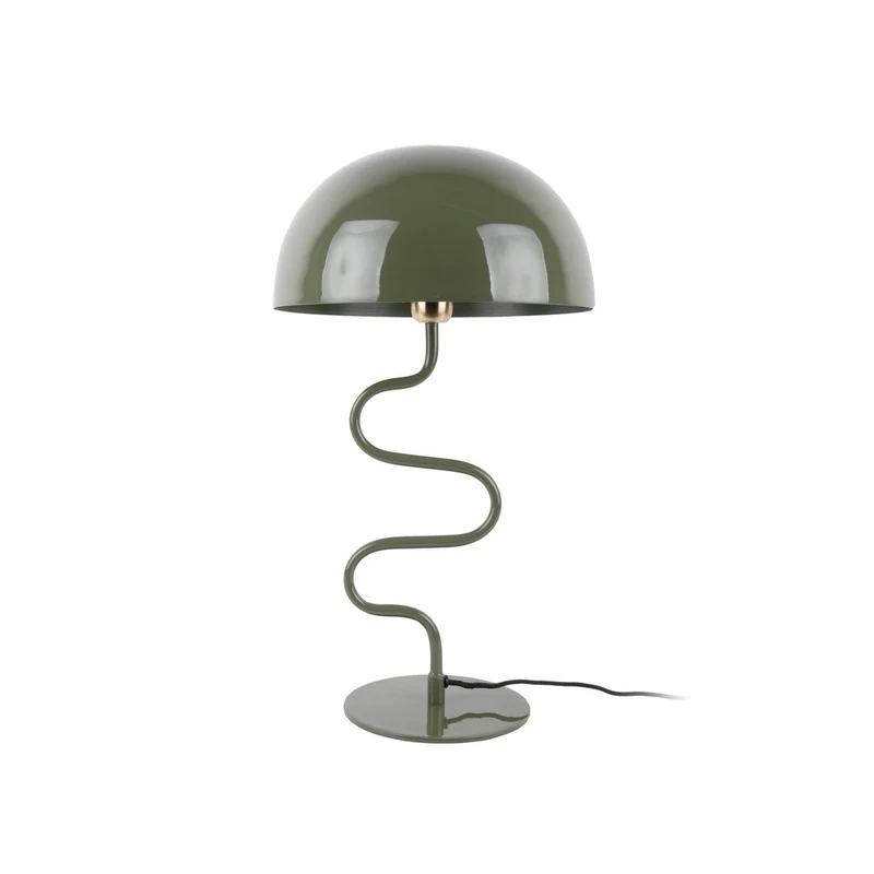 Leitmotiv Tischleuchte Twist – Grün, Eisen, Ø ca. 31 cm, Höhe ca. 54 cm
