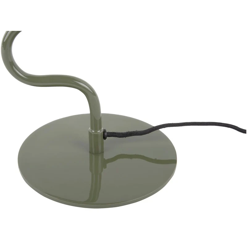 Leitmotiv Tischleuchte Twist – Grün, Eisen, Ø ca. 31 cm, Höhe ca. 54 cm
