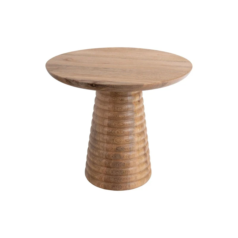 Leitmotiv Beistelltisch Force – Natur, Mangoholz, Ø ca. 40 cm, Höhe ca. 45 cm