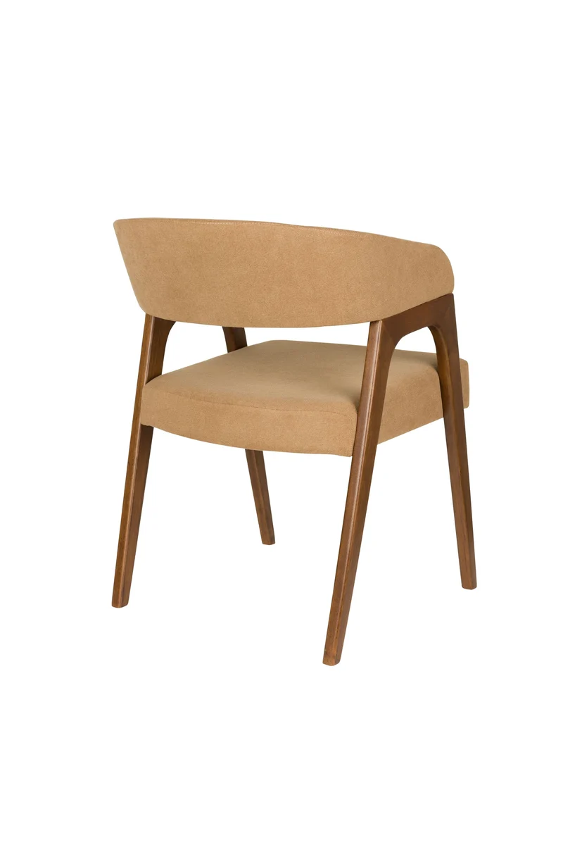 Dutchbone Sessel Adamello – Beige, Stoff, 58 × 54,5 × 74 cm, 2er-Set
