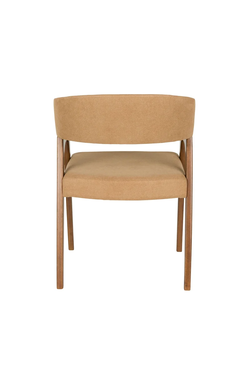 Dutchbone Sessel Adamello – Beige, Stoff, 58 × 54,5 × 74 cm, 2er-Set