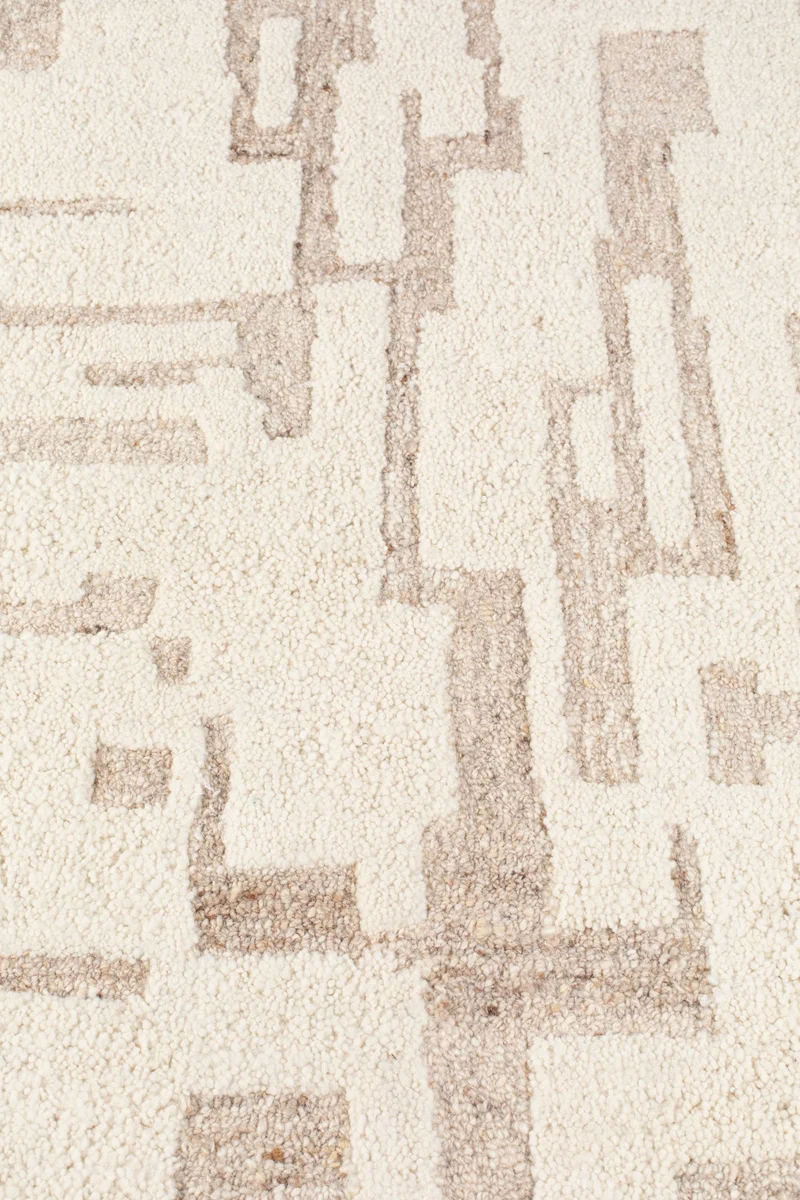 Zuiver Teppich Hills 160 × 230 cm – Beige, Wolle