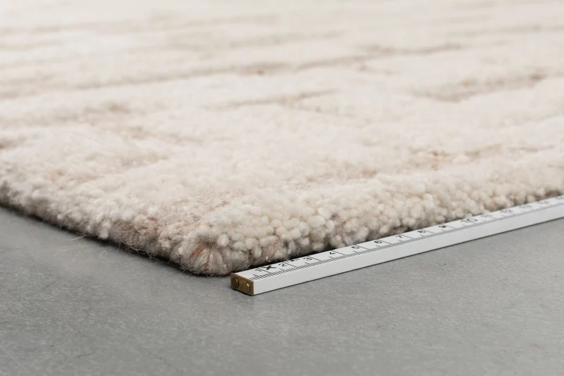 Zuiver Teppich Hills 160 × 230 cm – Beige, Wolle
