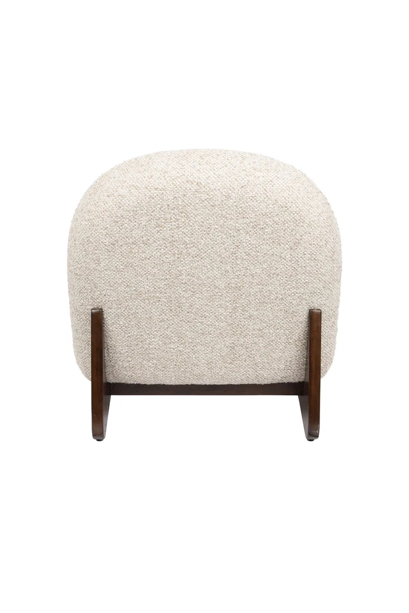 Dutchbone Loungesessel Loom – Beige, Polyester, 91 × 72 × 74 cm