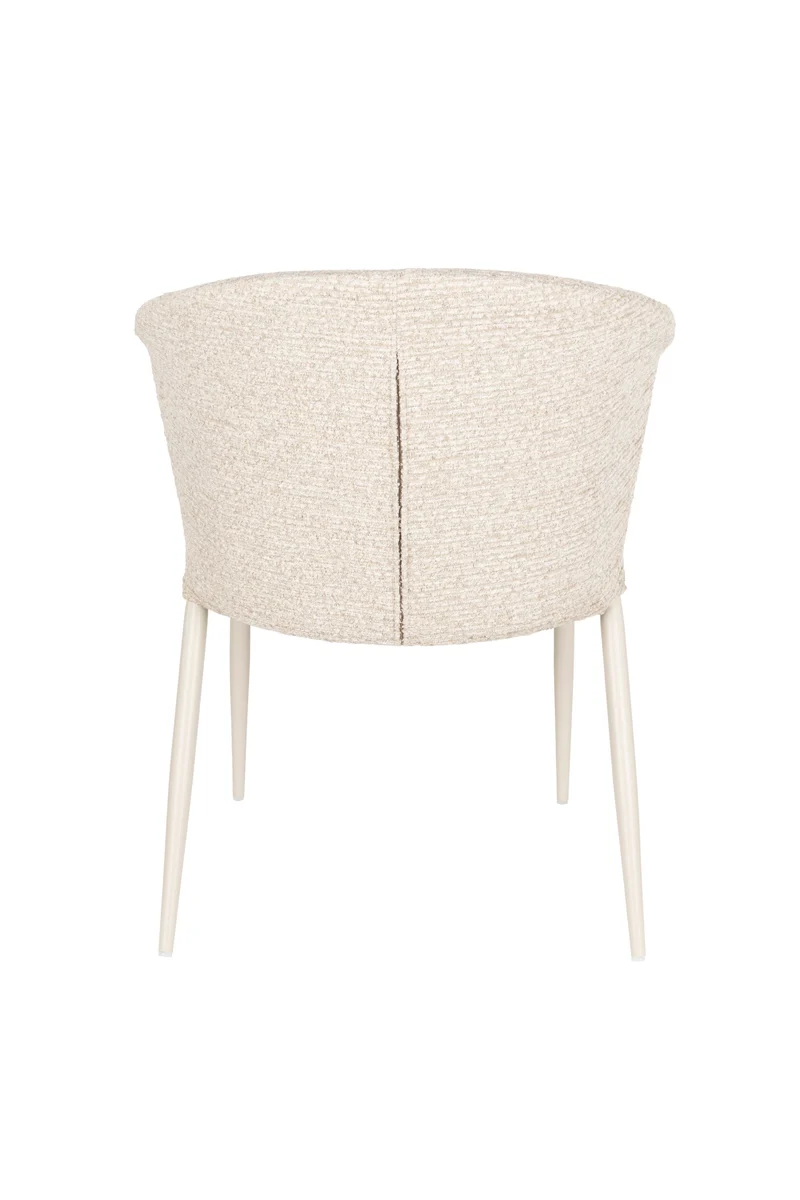 Dutchbone Stuhl Georgia Soft – Beige, Sperrholz, 61,5 × 78 cm, 2er-Set