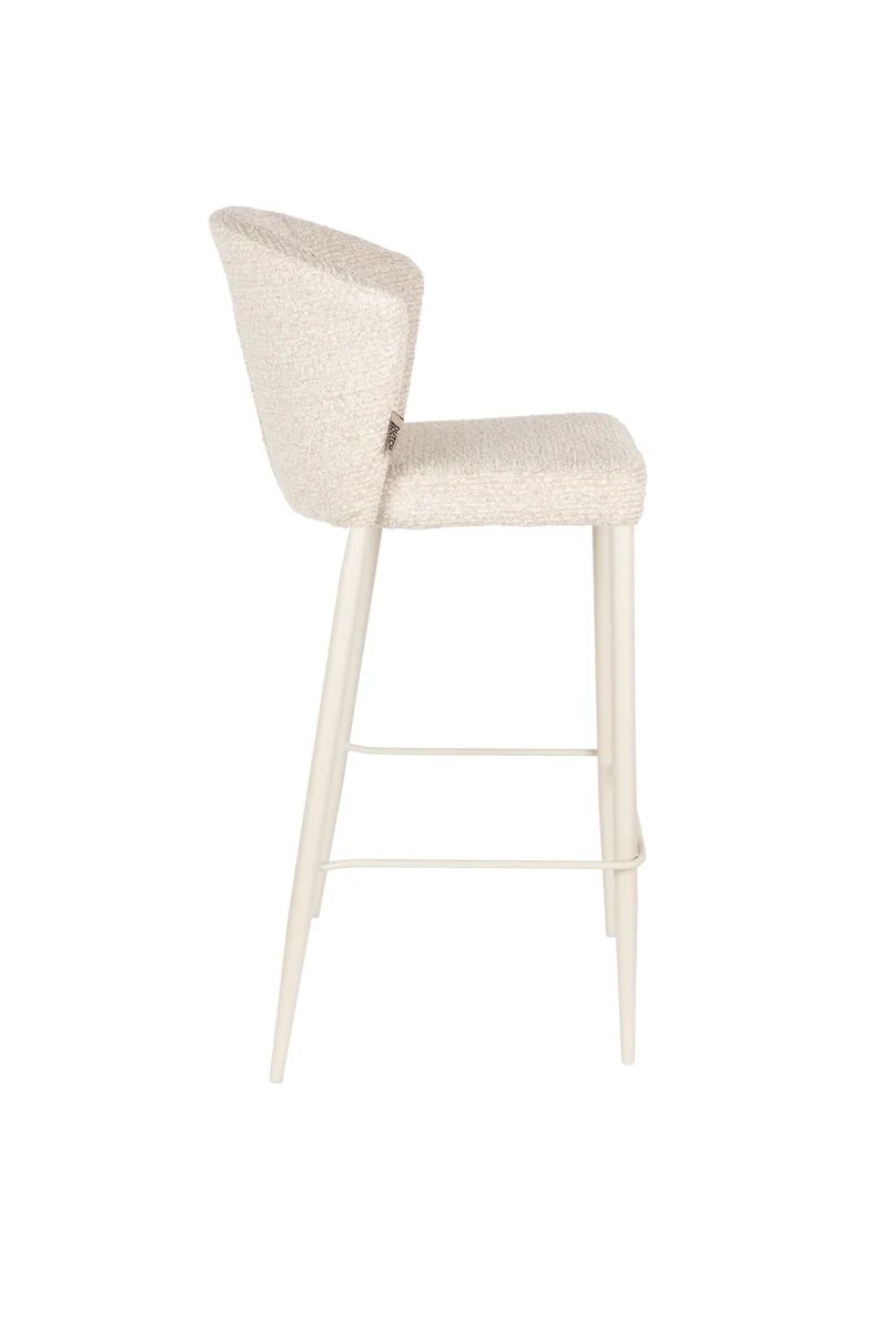Dutchbone Tresenstuhl Georgia Soft – Beige, Sperrholz, 53,5 × 101 cm, 2er-Set