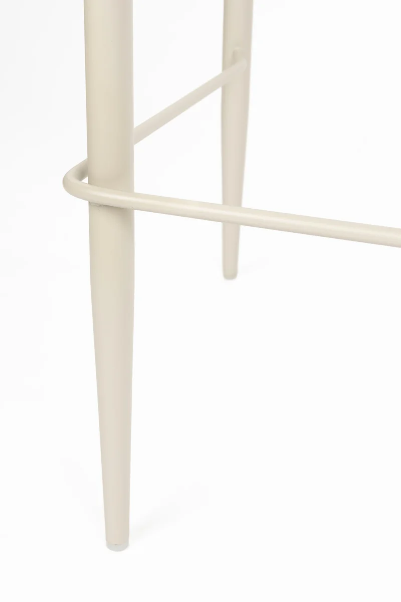 Dutchbone Tresenstuhl Georgia Soft – Beige, Sperrholz, 53,5 × 101 cm, 2er-Set