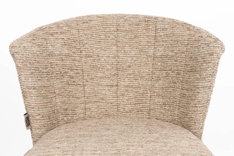 Dutchbone Stuhl Georgia Soft – Braun, Sperrholz, 61,5 × 78 cm, 2er-Set