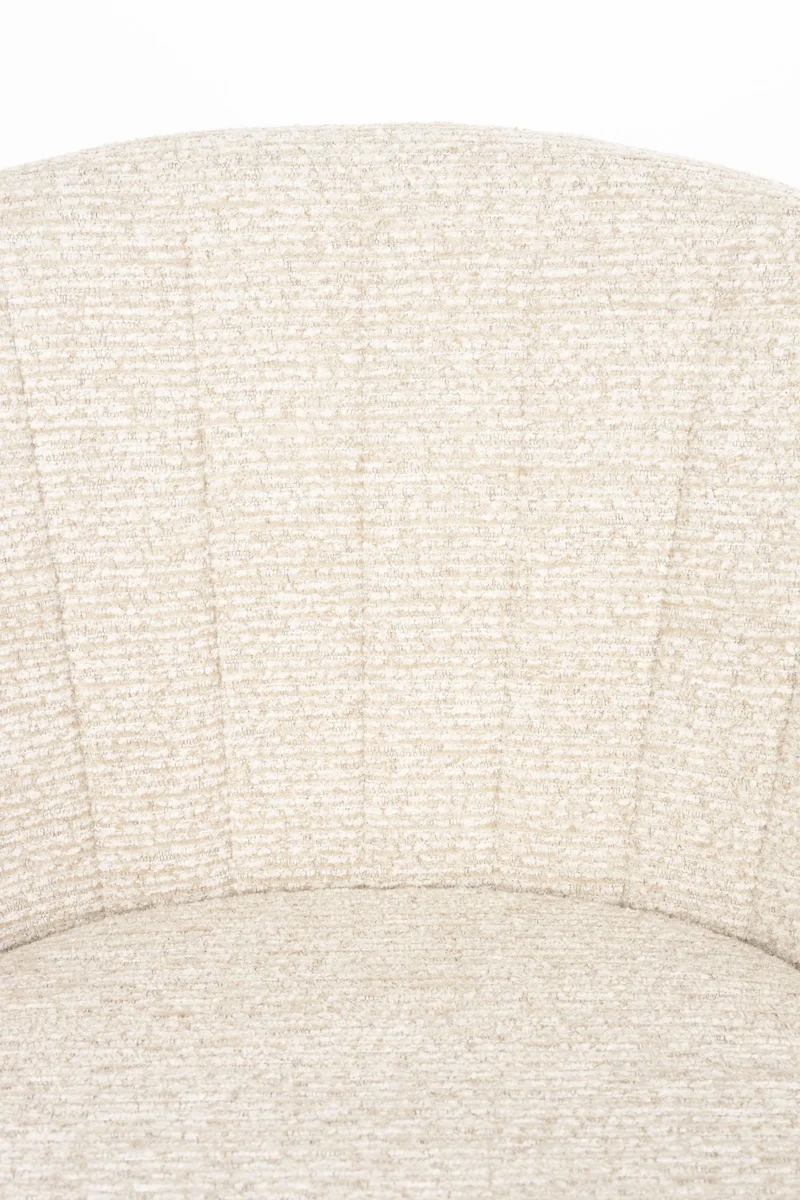 Dutchbone Loungesessel Georgia Soft – Beige, Polyester, 77 × 71 cm