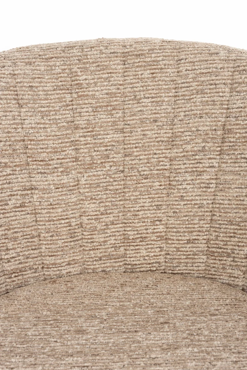 Dutchbone Loungesessel Georgia Soft – Braun, Polyester, 77 × 71 cm