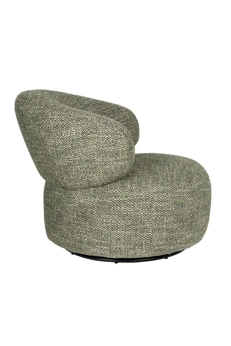 Dutchbone Loungesessel Walter – Grün, Polyester, 80 × 87 × 71 cm