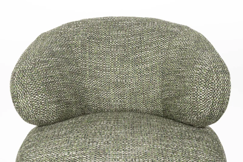 Dutchbone Loungesessel Walter – Grün, Polyester, 80 × 87 × 71 cm