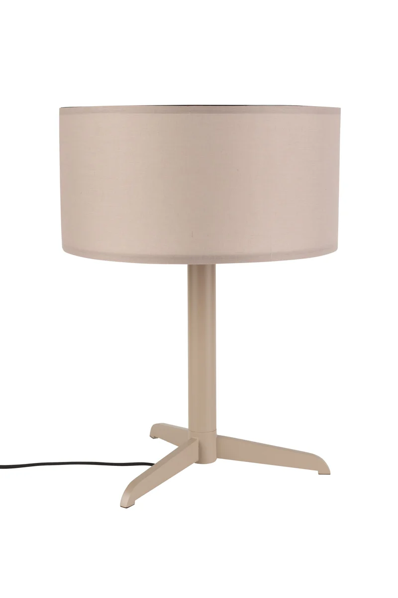 Zuiver Tischleuchte Shelby – Taupe, Metall, 36 × 36 × 48 cm