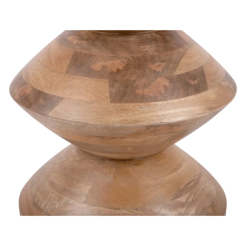Leitmotiv Beistelltisch Totem – Mangoholz Natur, Ø ca. 35 cm, Höhe ca. 46 cm