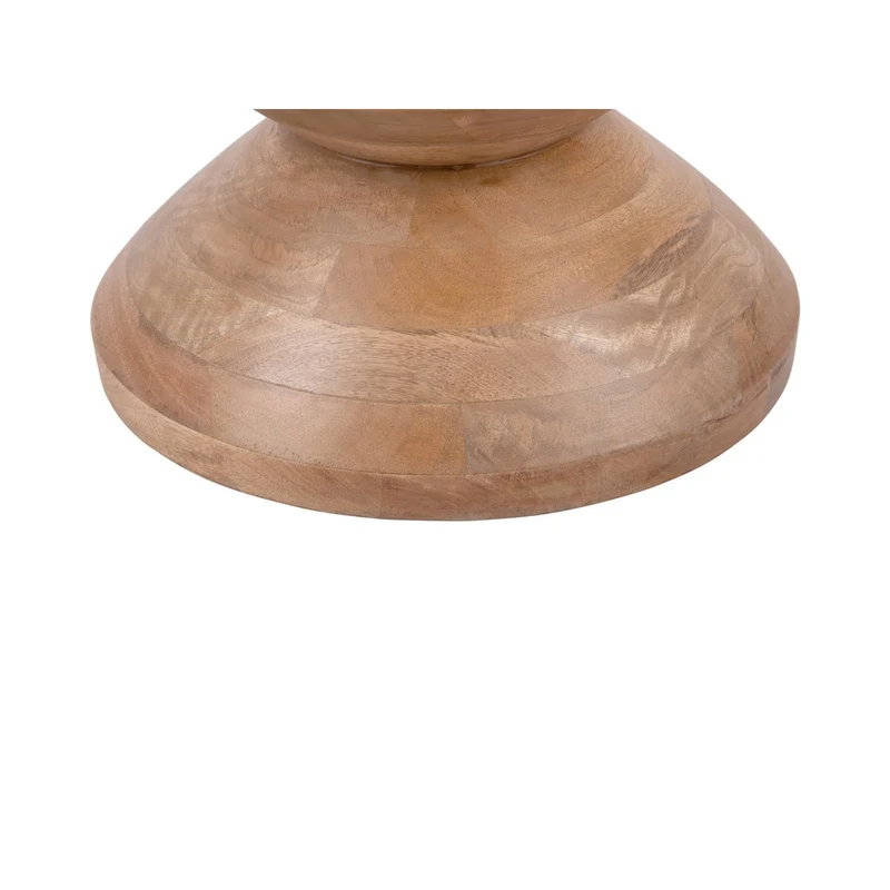 Leitmotiv Beistelltisch Totem – Mangoholz Natur, Ø ca. 35 cm, Höhe ca. 46 cm