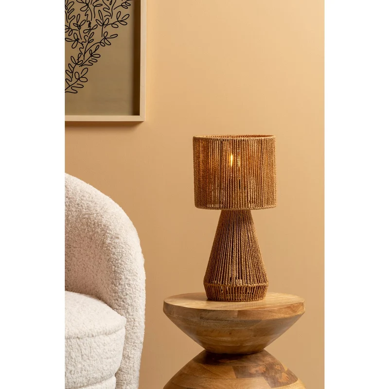 Leitmotiv Beistelltisch Totem – Mangoholz Natur, Ø ca. 35 cm, Höhe ca. 46 cm