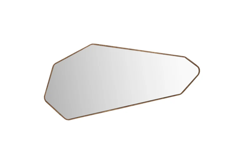 Dutchbone Spiegel Basil – Braun, Gummibaumholz, 90 × 3 × 39,5 cm