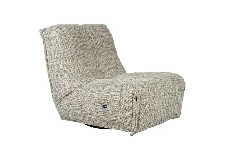 Dutchbone Loungesessel Hamilton Recliner – Cappuccino, Polyester, 114 × 88 × 95 cm