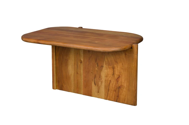 Dutchbone Couchtisch Feller – Braun, Akazienholz, 75 × 50 × 40 cm