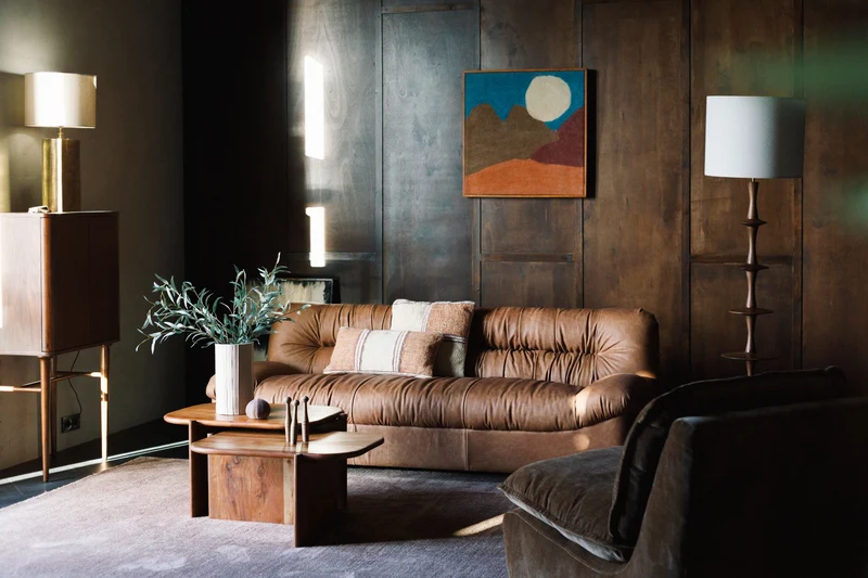 Dutchbone Couchtisch Feller – Braun, Akazienholz, 75 × 50 × 40 cm