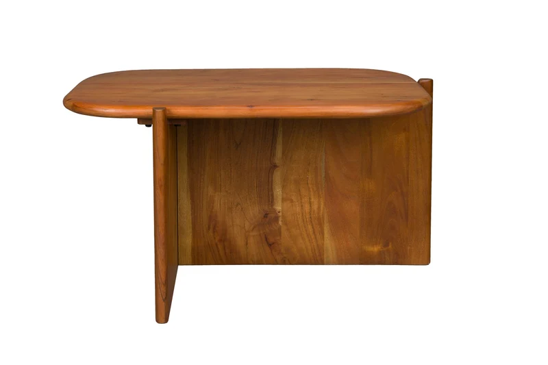 Dutchbone Beistelltisch Feller – Braun, Akazienholz, 75 × 50 × 35 cm