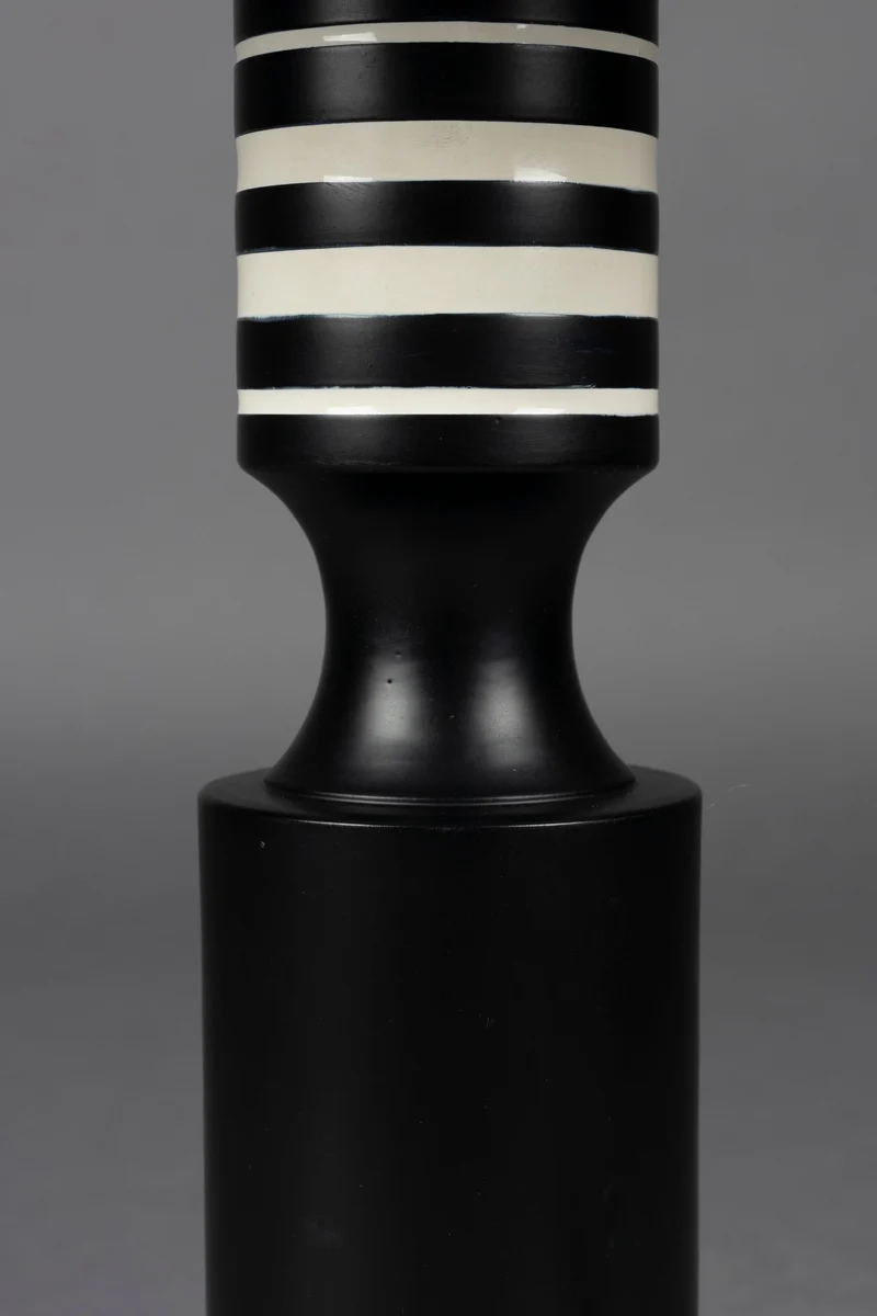 Dutchbone Tischleuchte Virgil – Schwarz, Eisen, 31 × 31 × 60 cm