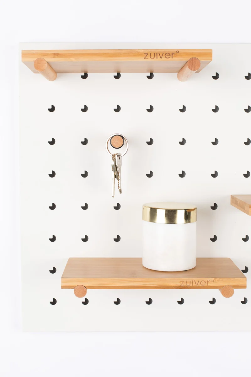 Zuiver Regal Pegboard Bundy – Weiß, 2 × 90 × 45 cm