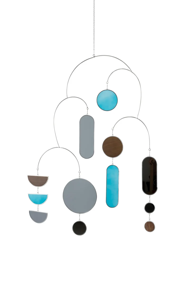 Zuiver Sonnenfänger Sparkle – Braun, Glas, 130 × 1 × 87 cm
