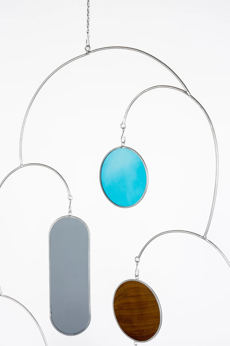 Zuiver Sonnenfänger Sparkle – Braun, Glas, 130 × 1 × 87 cm