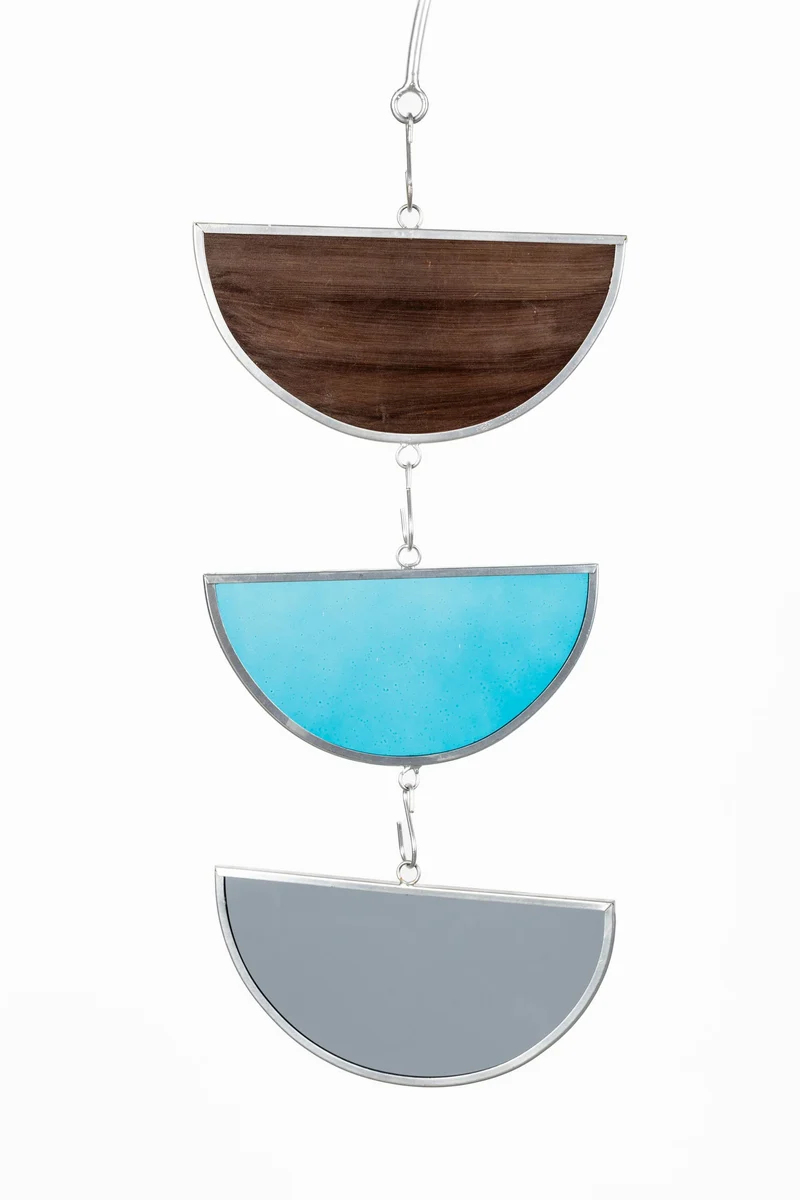 Zuiver Sonnenfänger Sparkle – Braun, Glas, 130 × 1 × 87 cm