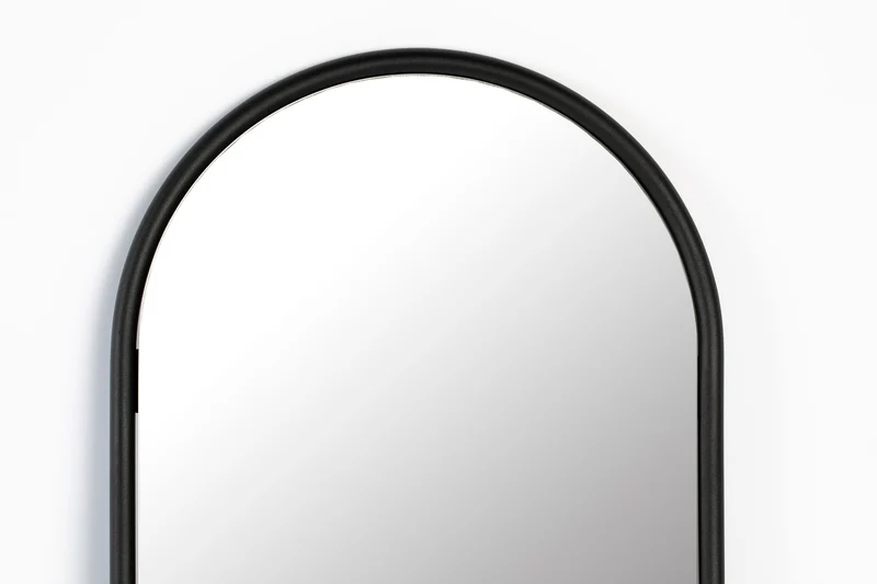 Zuiver Spiegel Tess – Schwarz, Stahl, 165 × 38,5 × 2,5 cm