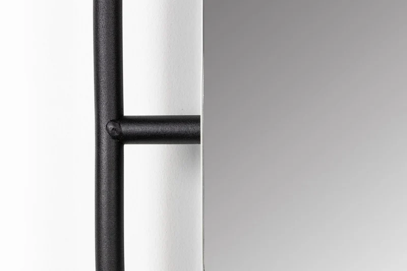 Zuiver Spiegel Emma – Schwarz, Stahl, 70 × 56 × 12 cm