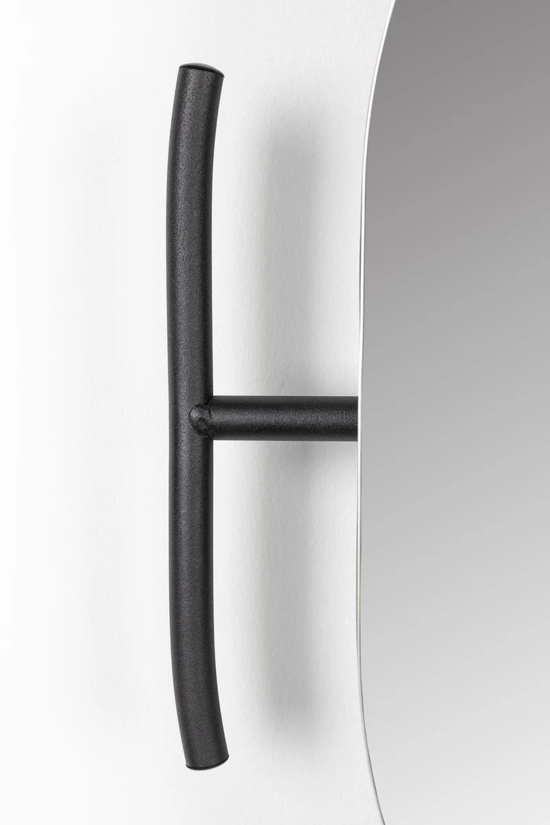 Zuiver Spiegel Emma – Schwarz, Stahl, 70 × 56 × 12 cm