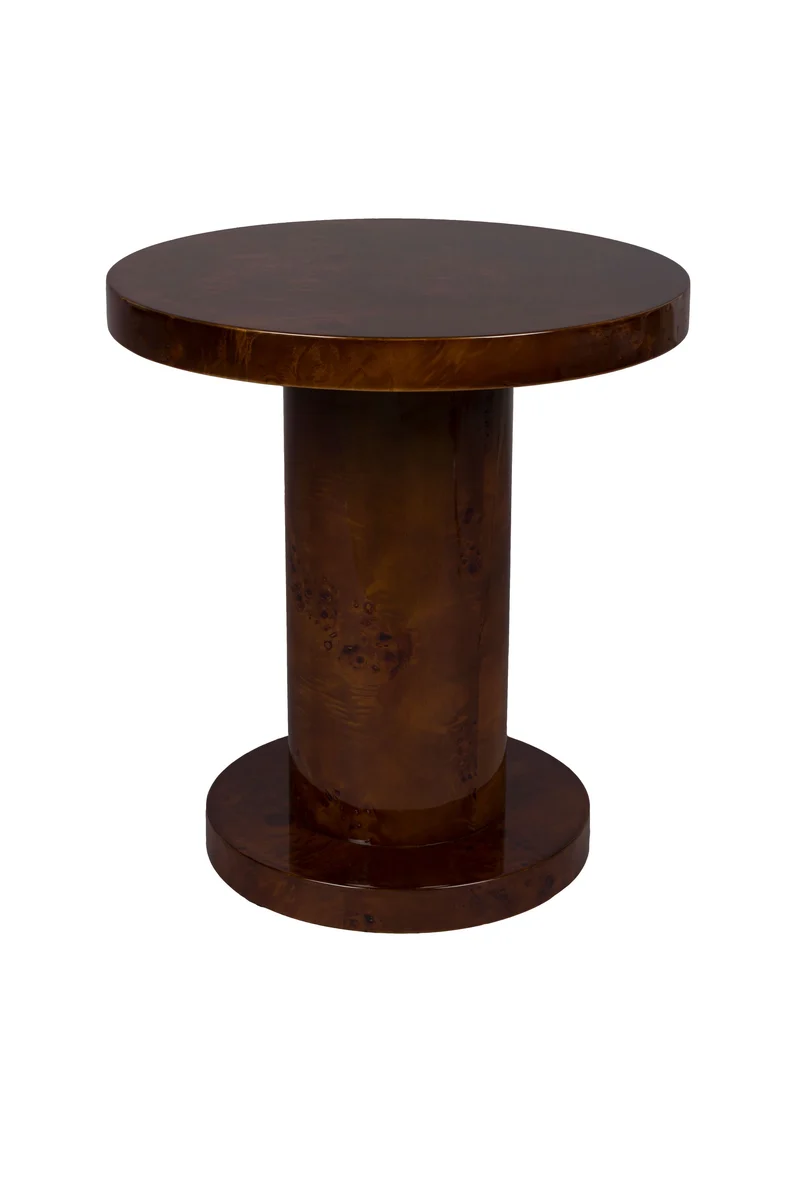 Dutchbone Beistelltisch Quinn – Nussbaum, Sperrholz, 46 × 46 × 51 cm