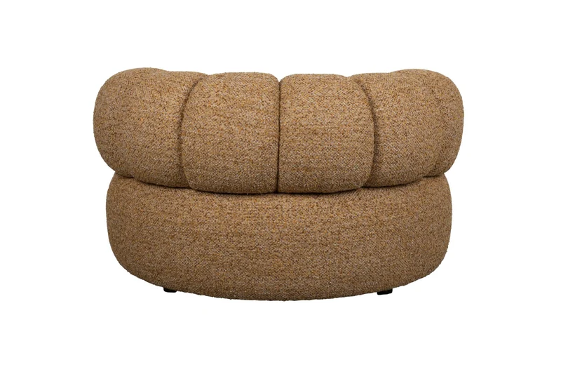 Dutchbone Loungesessel Duvane – Braun, Polyester, 98 × 120 × 66 cm