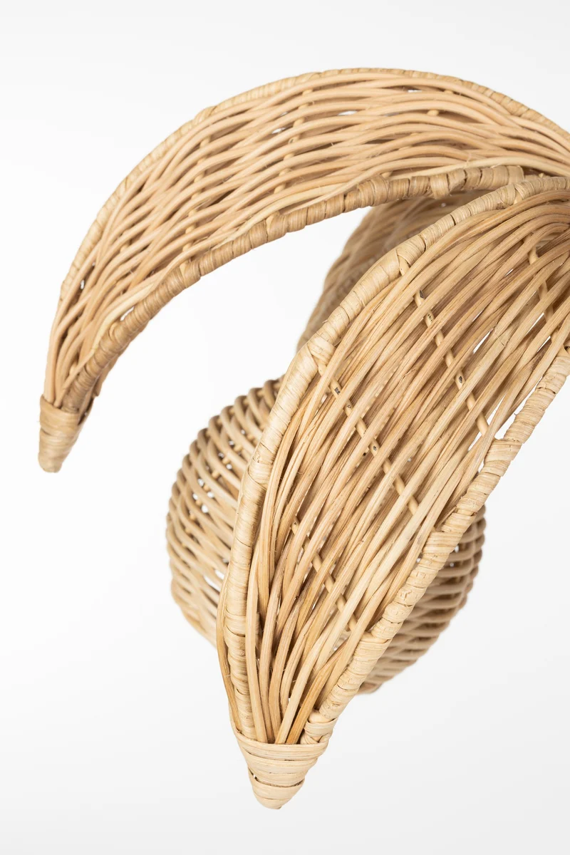 Dutchbone Tischleuchte Palmtree – Braun, Eisen, 65 × 46 × 65 cm