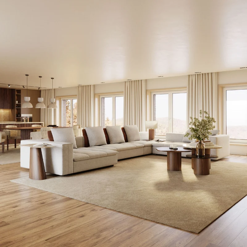 Stylish Club Margem (large Central Module Sofa