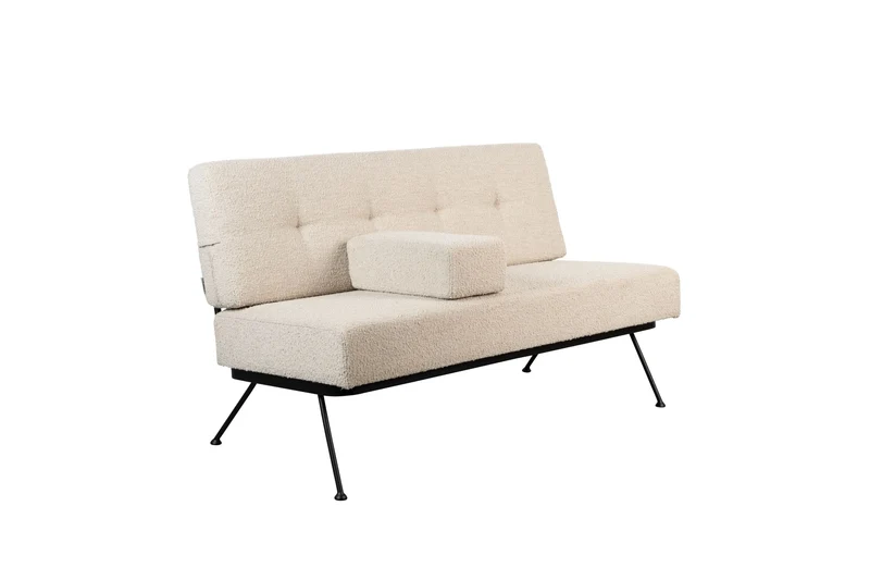 Zuiver Sofa Bowie – Beige, Stoff, 73,5 × 135 × 83 cm