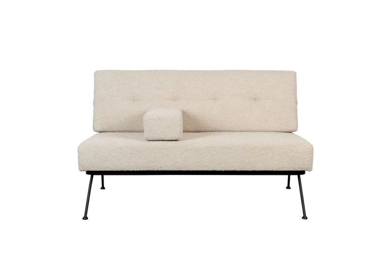 Zuiver Sofa Bowie – Beige, Stoff, 73,5 × 135 × 83 cm