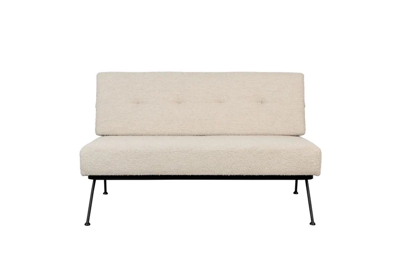 Zuiver Sofa Bowie – Beige, Stoff, 73,5 × 135 × 83 cm