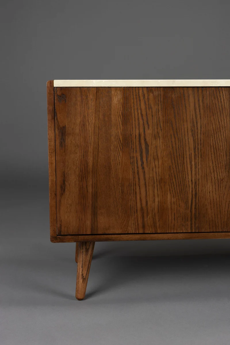 Dutchbone Sideboard Arda – Beige, Holz, 40 × 160 × 60 cm