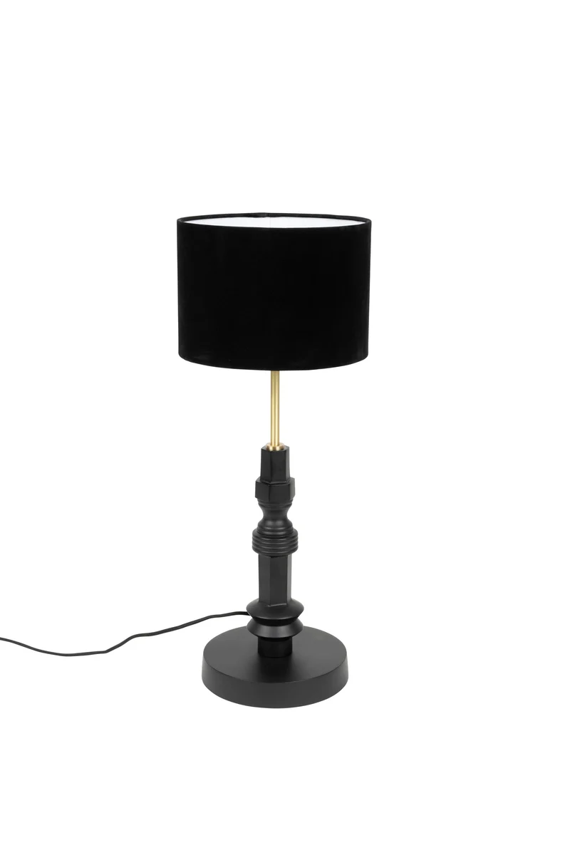 Zuiver Tischleuchte Totem – Schwarz, Aluminium, 25,5 × 25,5 × 64,5 cm