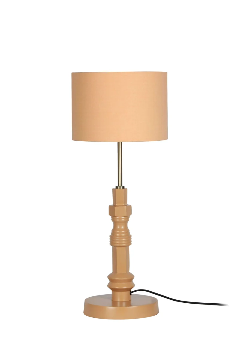 Zuiver Tischleuchte Totem Smooth Terra – terracotta, Aluminium, 26 × 26 × 65 cm