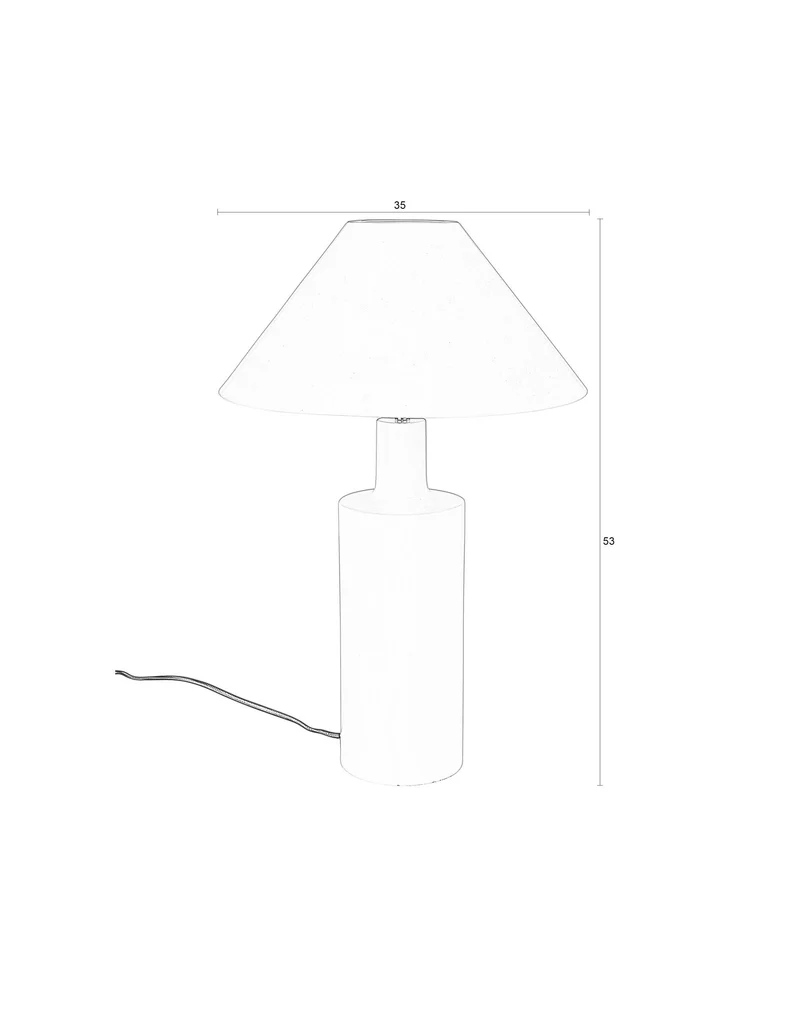 Zuiver Tischleuchte Wonders Shiny – Braun, Eisen, 35 × 35 × 53 cm
